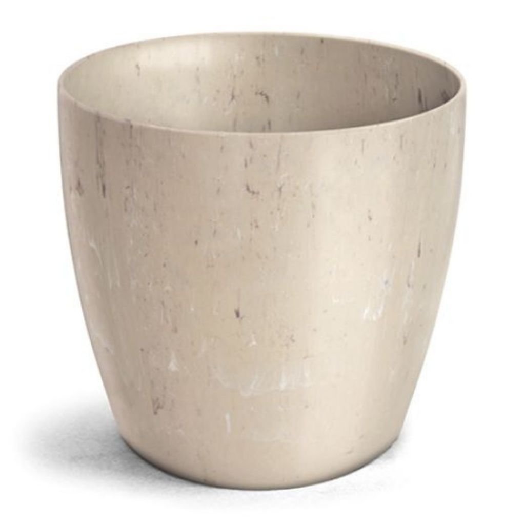 Vaso Cachepô Elegance Redondo Travertino 01