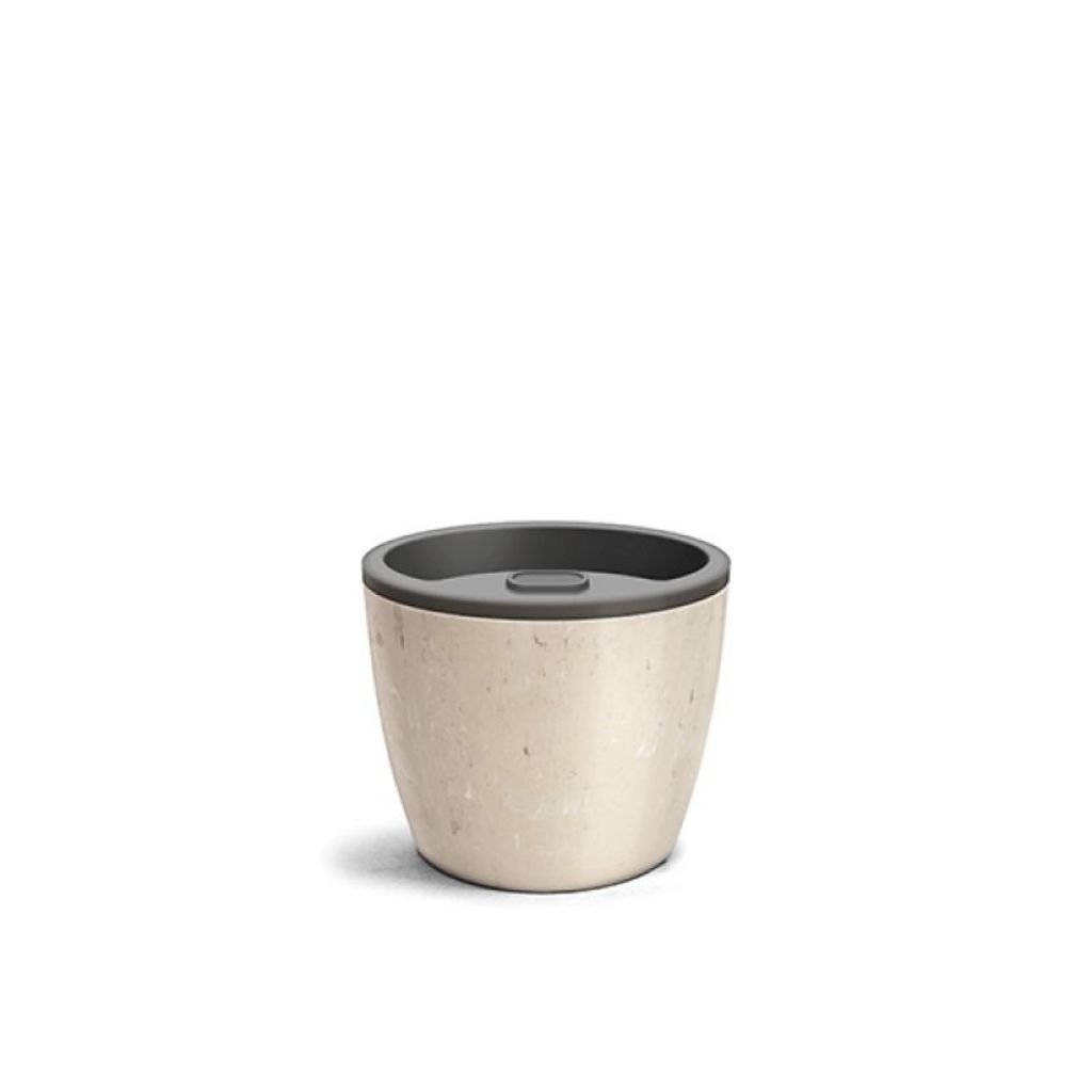 Vaso Elegance Autoirrigável 1,3L Travertino