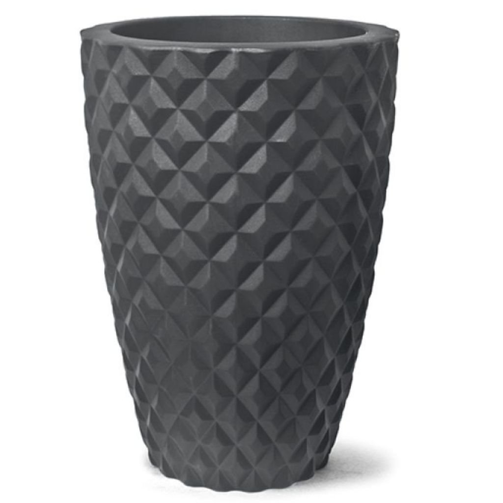 Vaso Diamante Cônico 26L Preto