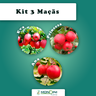 Kit 3 Mudas de Maçã Enxertadas Kit 3 Mudas de Maçã Enxertadas