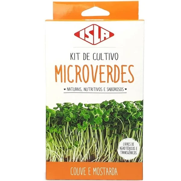 Microverdes Couve e Mostarda