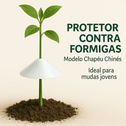 Protetor Contra Formigas Chapéu Chines