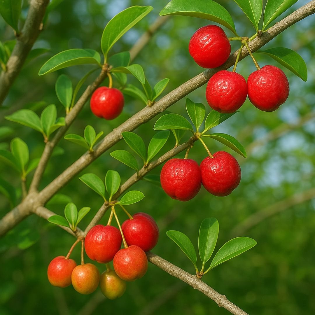 acerola jaburu ideal para vaso, quintal ou s&iacute;tio