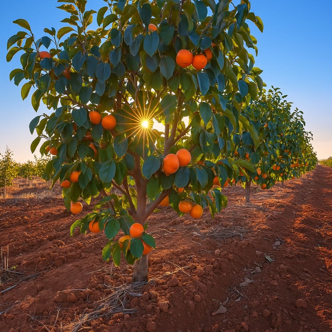 pé de caqui rama forte muito produtivo pé de caqui rama forte com frutos grandes