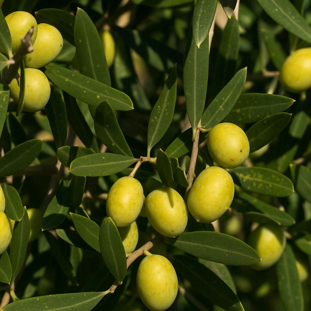 oliveira Coratina com azeitonas gra&uacute;das