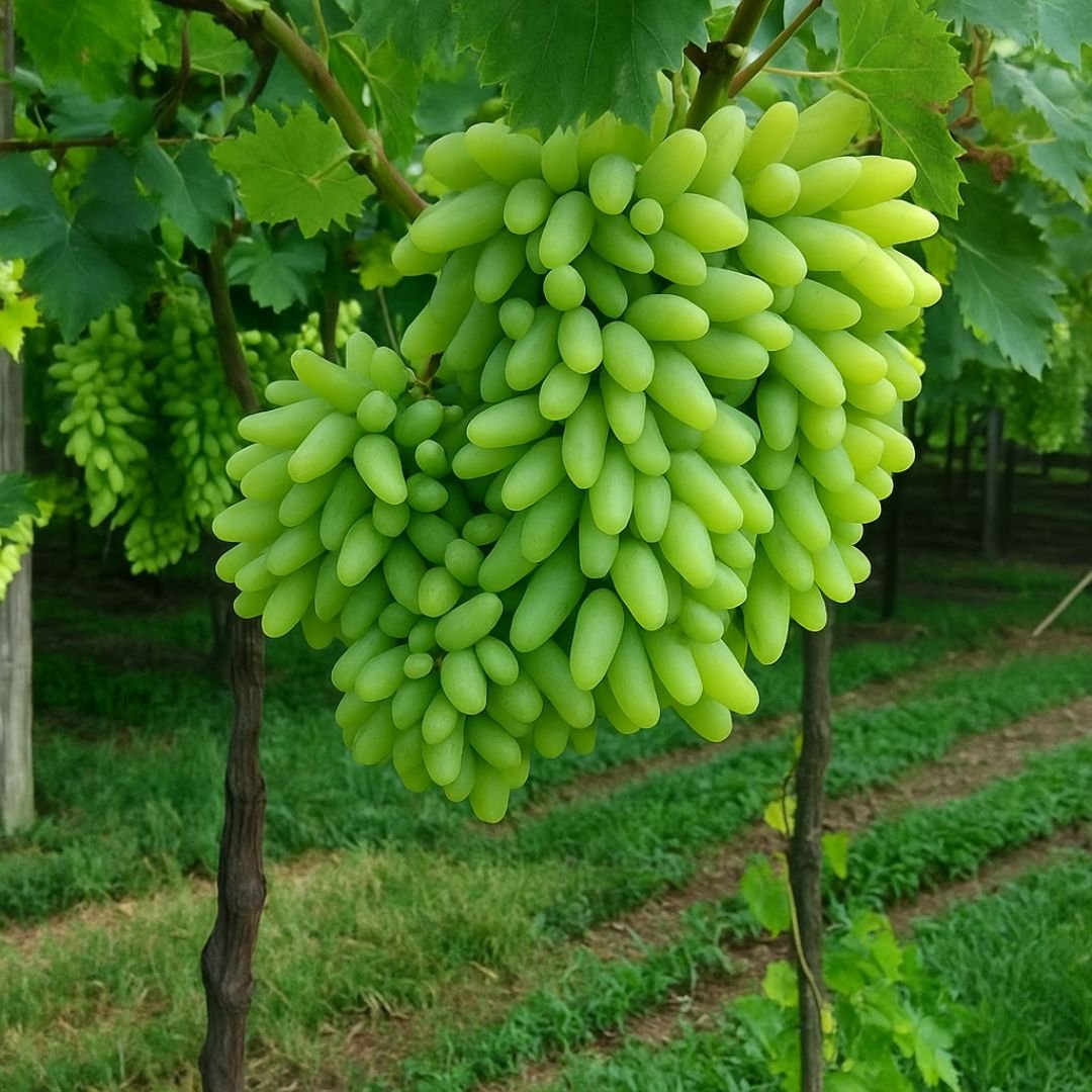 uva dedo de mo&ccedil;a ideal para cultivo no quintal ou s&iacute;tio