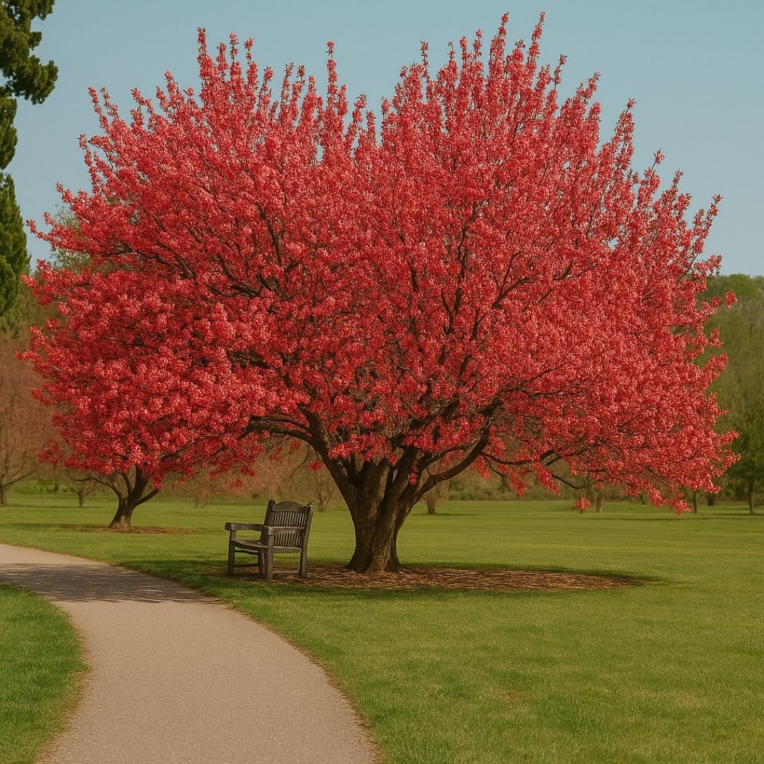 Muda de Cerejeira Flor Vermelha – Florada Vibrante Para Jardins
