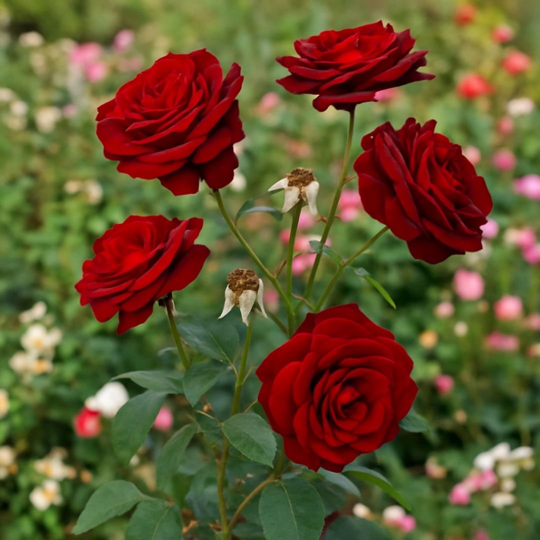 Pé de roseira samourai em vaso com flores pé de roseira samourai com flores vermelhas intensas