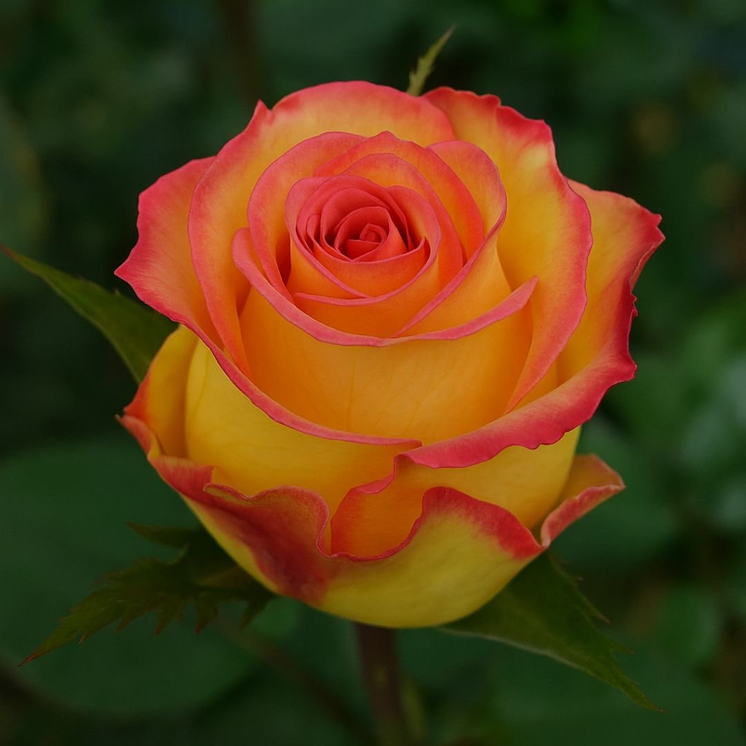 roseira amarelo tricolor ideal para vaso e quintal
