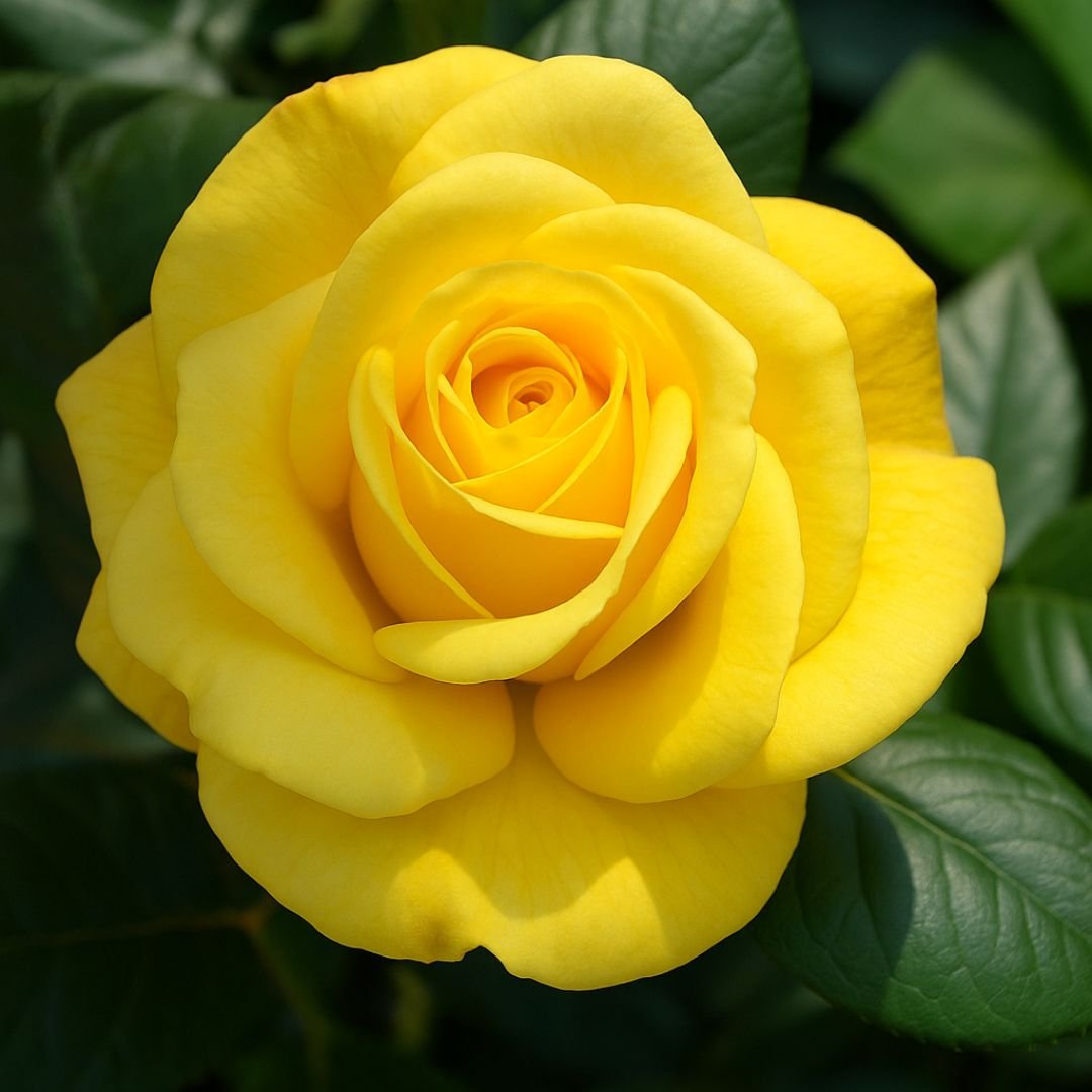 muda de roseira amarelo-can&aacute;rio que floresce cedo