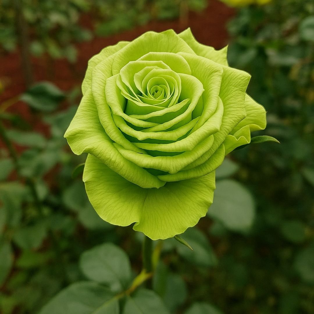 Roseira verde