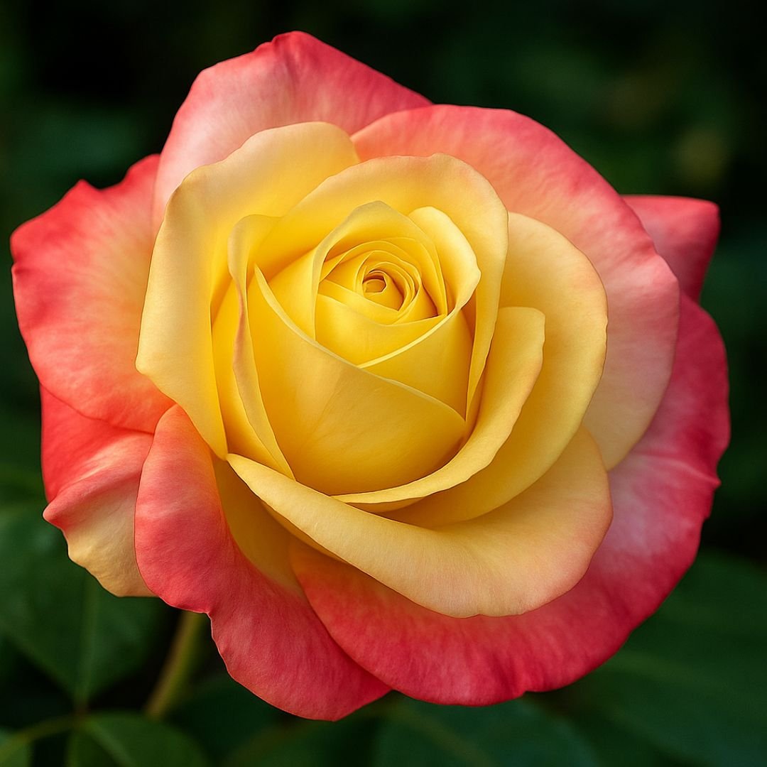 Roseira Amarela Mesclada Enxertada 2