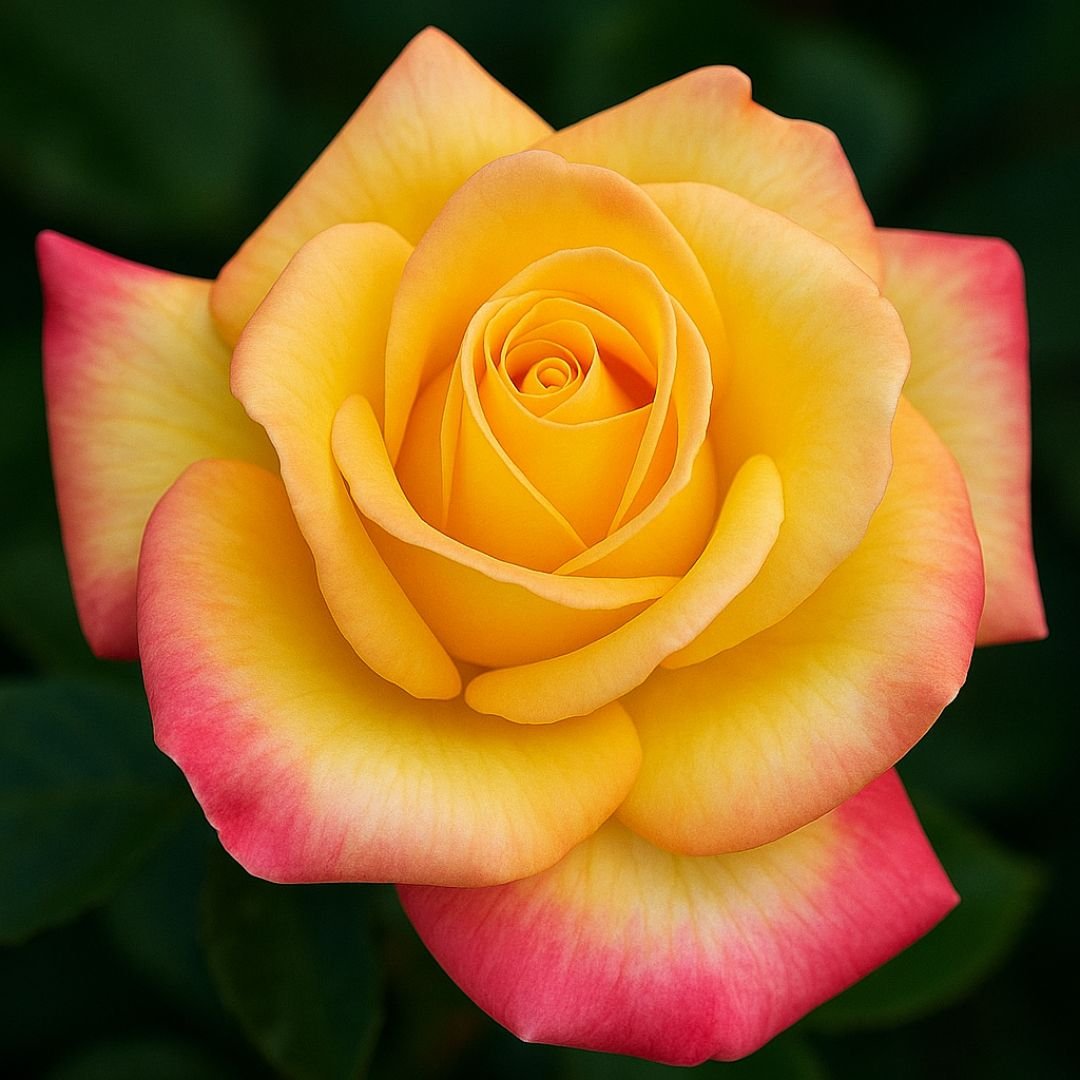 Muda de Roseira Amarela Mesclada 3