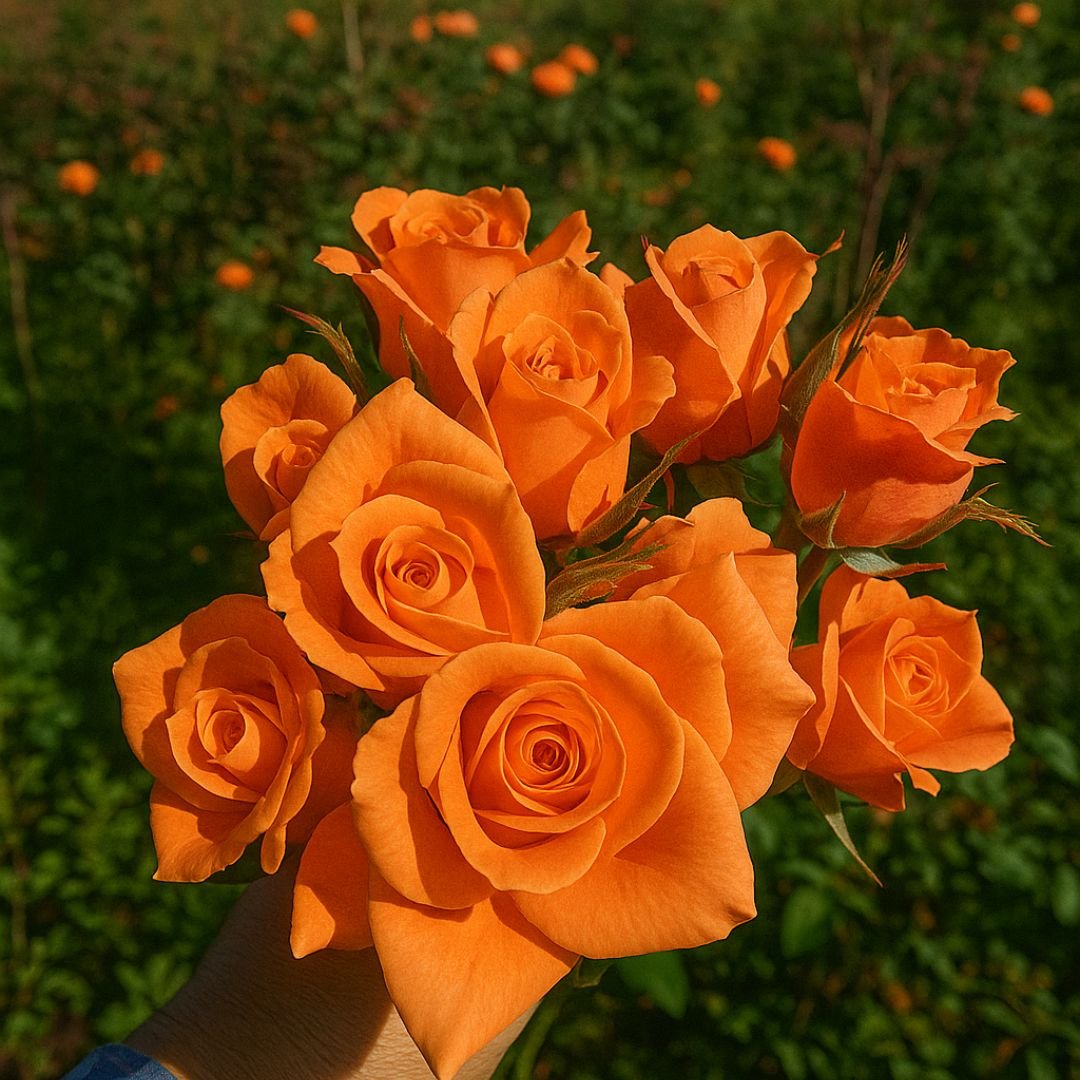 roseira laranja