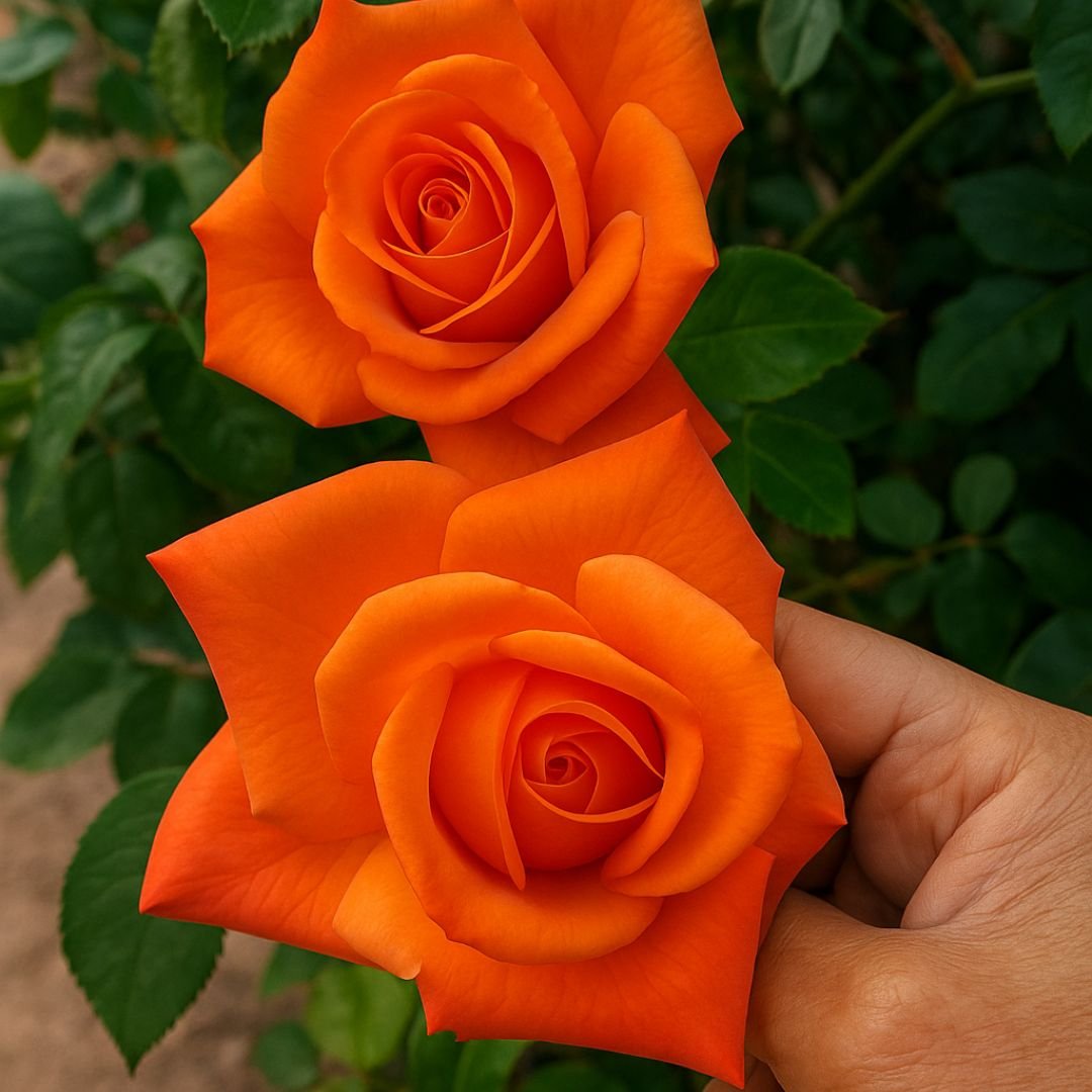 roseira laranja intensa