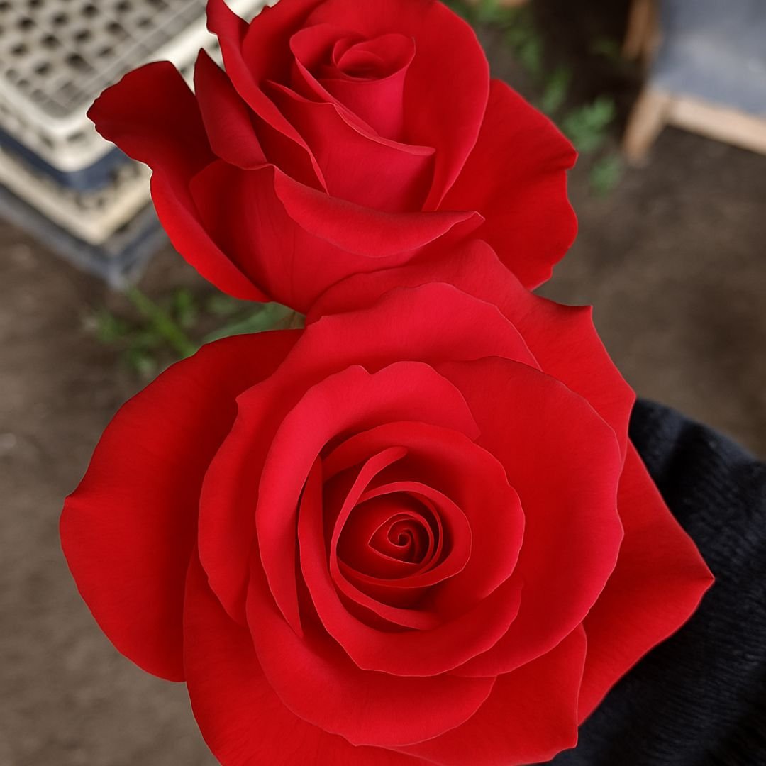 Muda de Roseira Vermelho Vivo