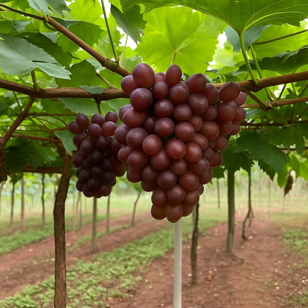uva rubi ideal para vaso ou quintal
