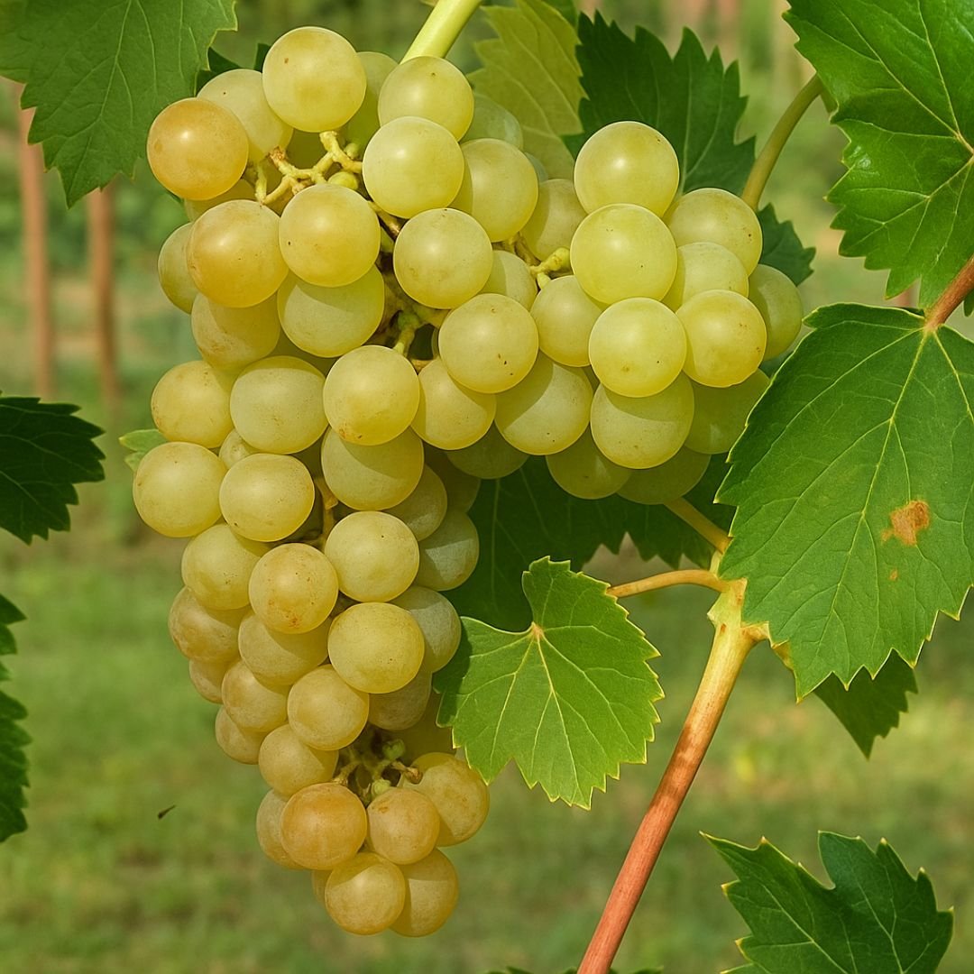 muda de uva moscato branco que frutifica cedo