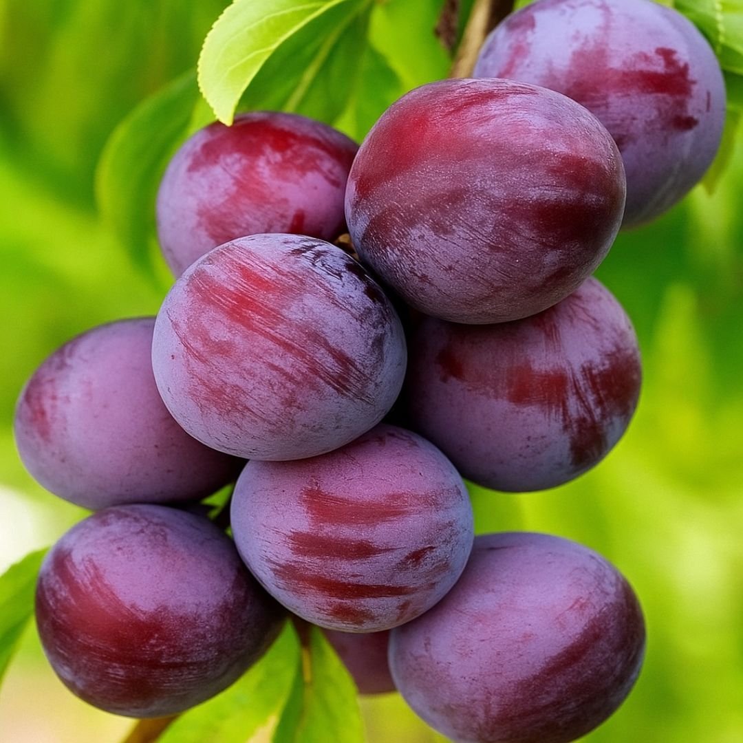 p&eacute; de ameixa roxa com frutos ideais para doces