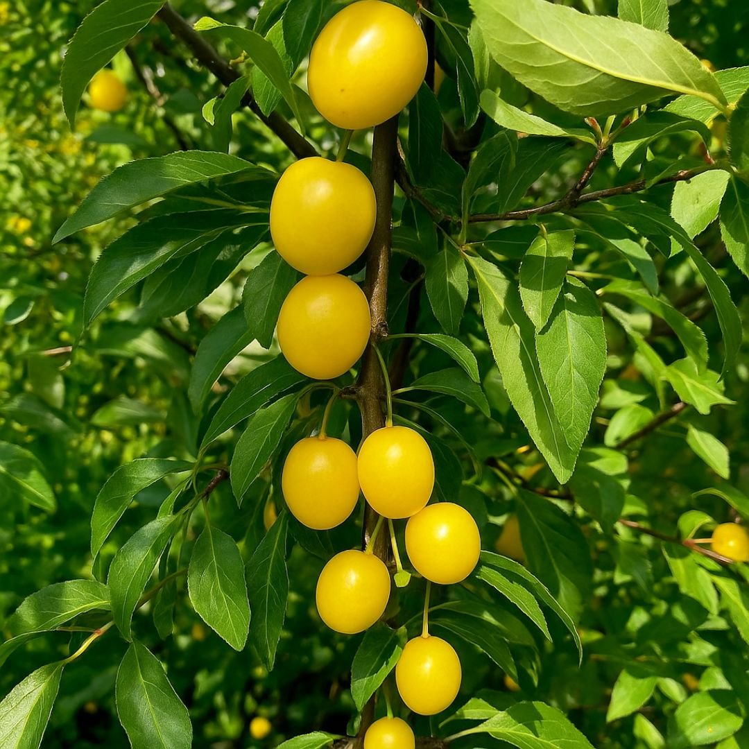 muda de ameixa amarelinha que frutifica cedo