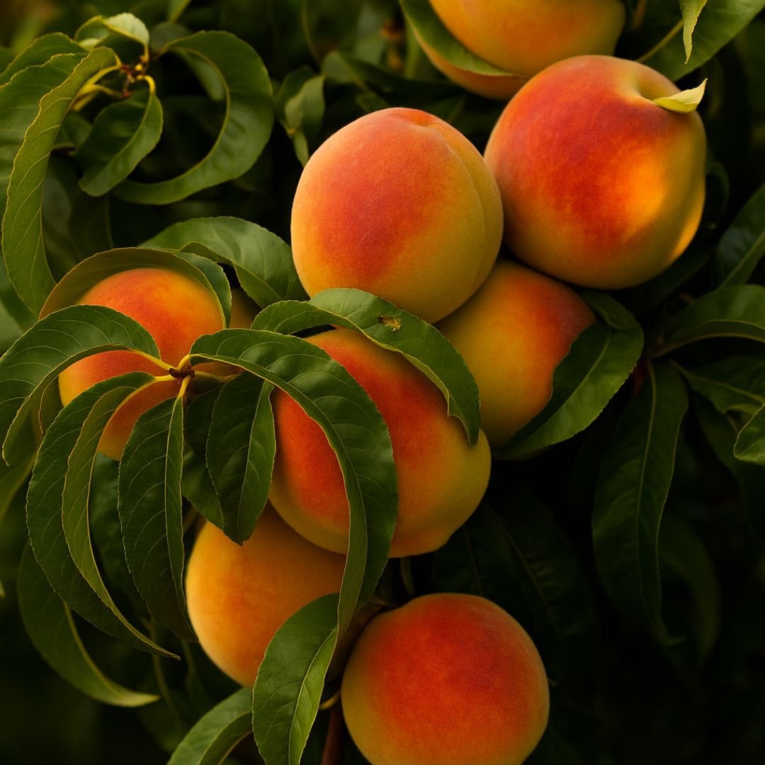 pêssego kampai resistente ao calor para quintal e sítio