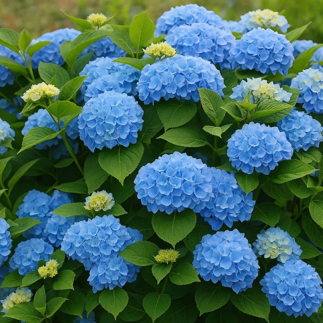 Muda de Hortênsia (Hydrangea macrophylla) Flores Grandes