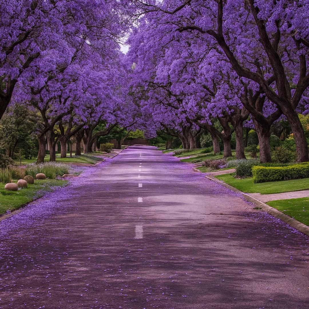 Jacarandá em jardim paisagístico jacarandá ideal para jardins com paisagismo