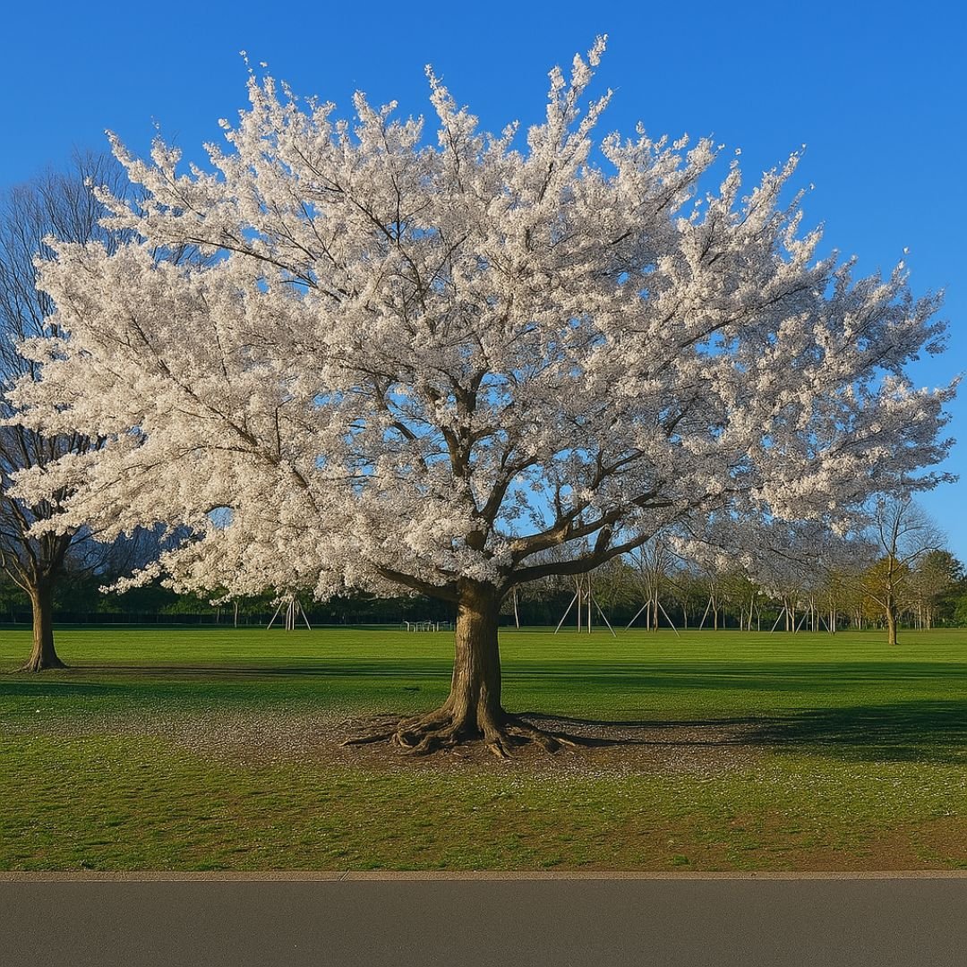 Muda de Cereja flor Branca
