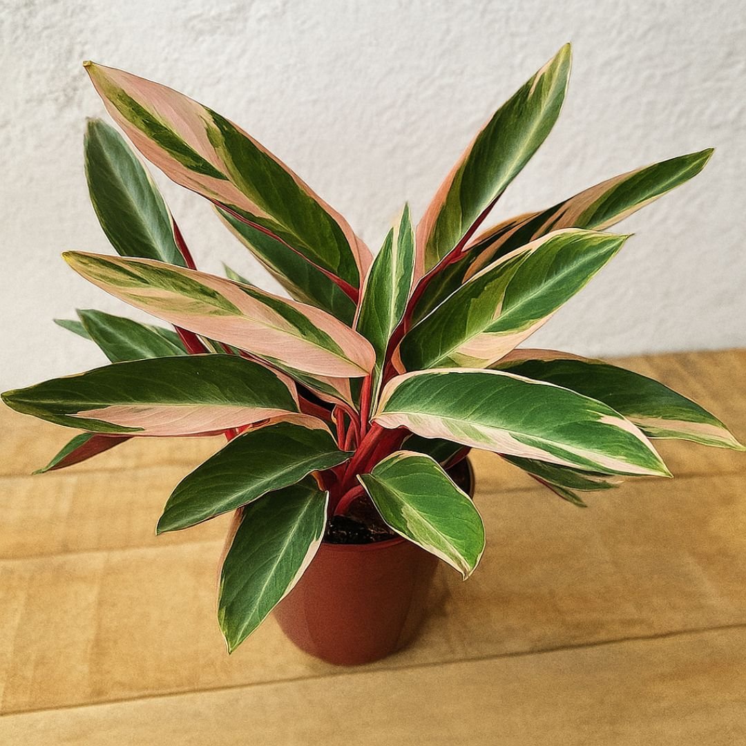 muda de maranta triostar com folhagem colorida
