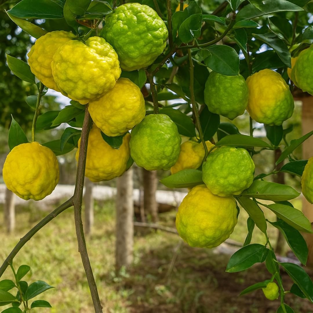 pé de cidra doce com frutos de aroma cítrico