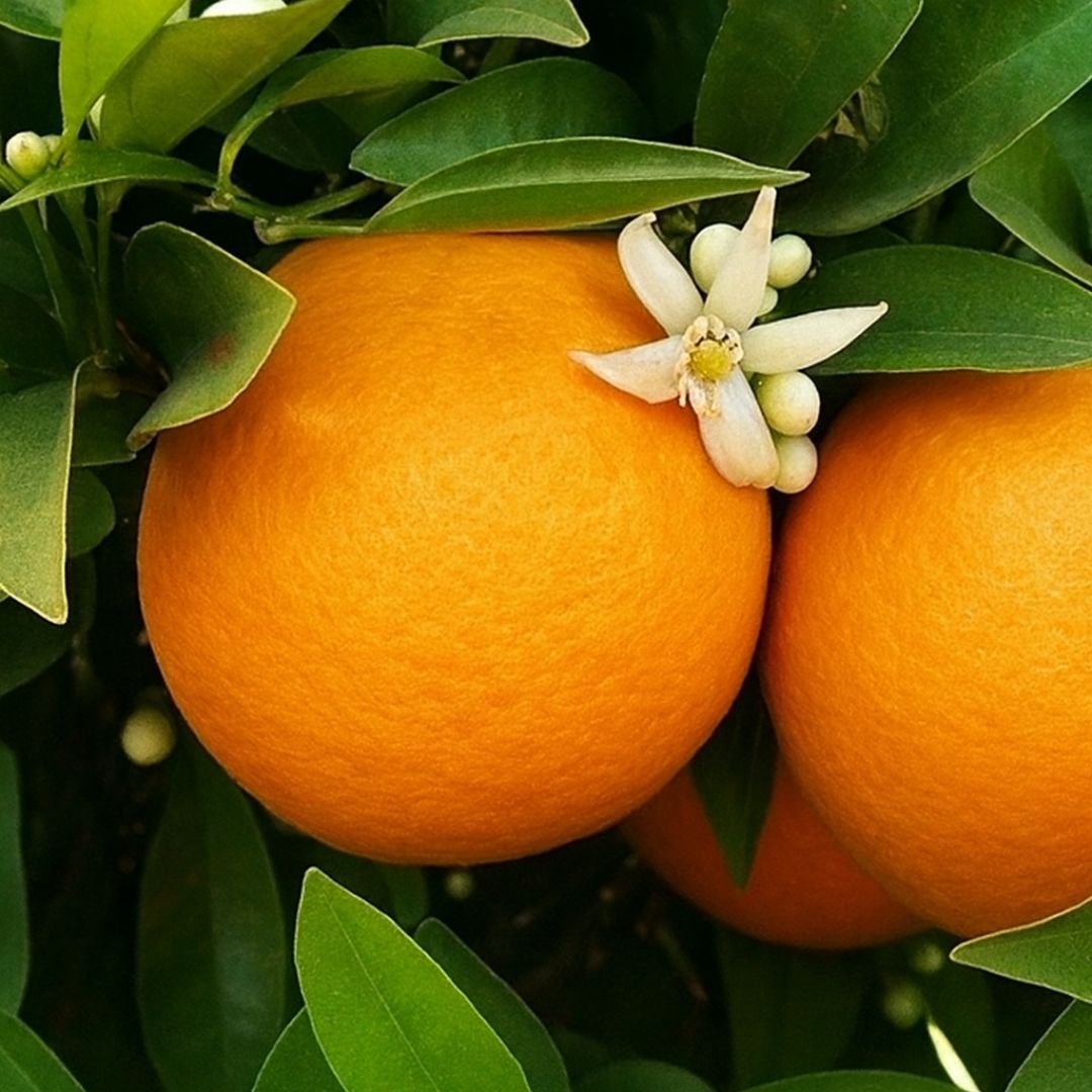 p&eacute; de laranja Bahia com frutos grandes e sem sementes