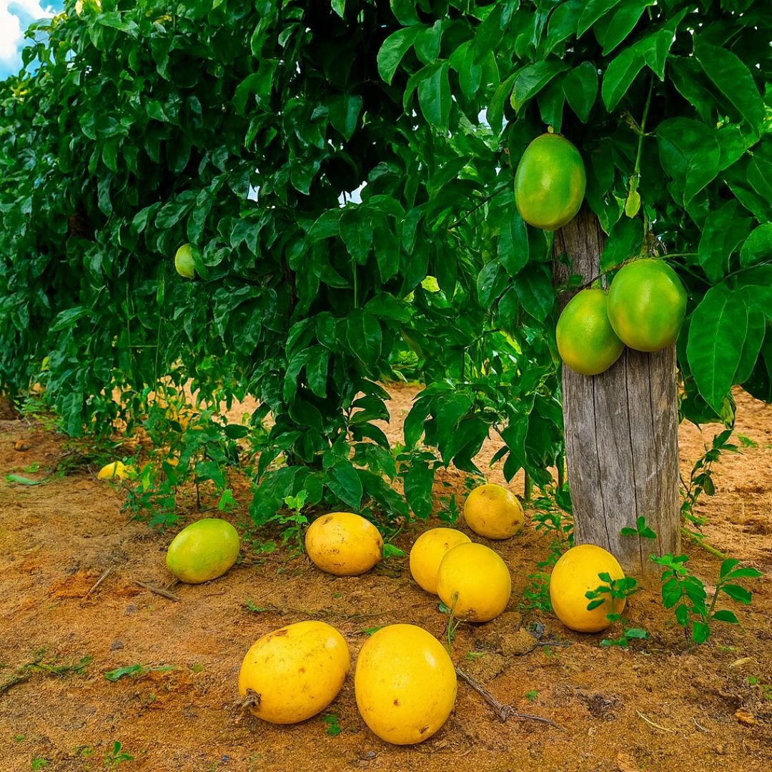 muda de maracuj&aacute; &aacute;cido que fortalece a imunidade