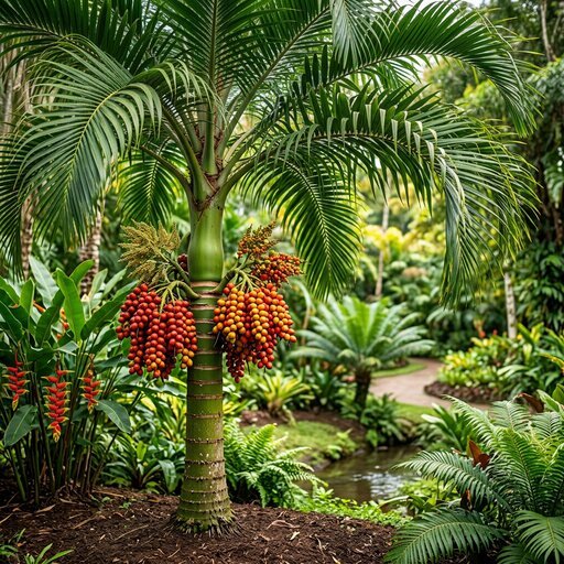 Muda de Palmito Pupunha (Bactris gasipaes) Pronta para Plantio